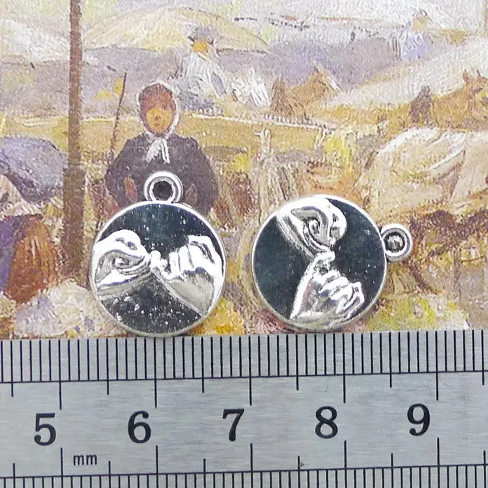 Ancient Silver Hook Earrings Set for Pakistani Brides
