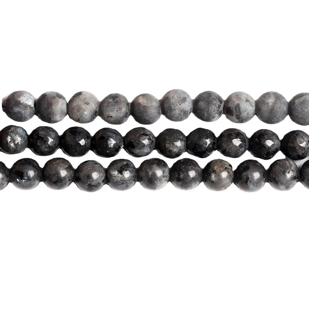 Black Flash Loose Beads for DIY Jewelry Making