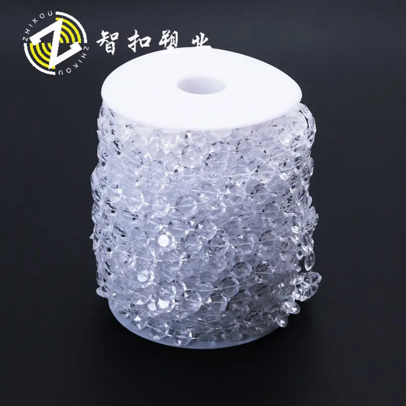 Crystal Beads for Weddings & Festivals 10mm Acrylic
