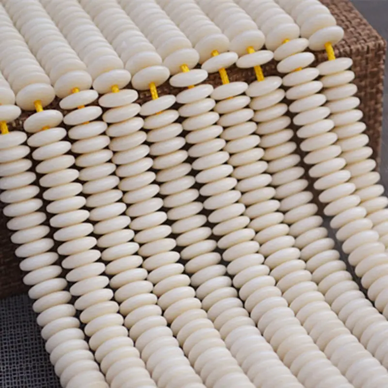 Ivory Bodhi Root Beads Spacer Set for 108 Beads