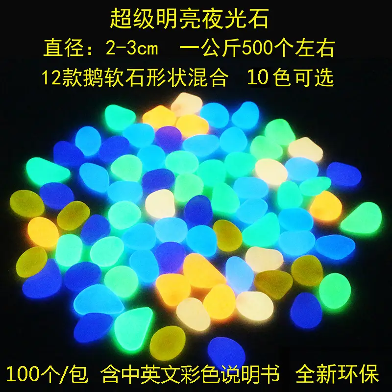 DIY Luminous Glass Stones for Garden & Decor