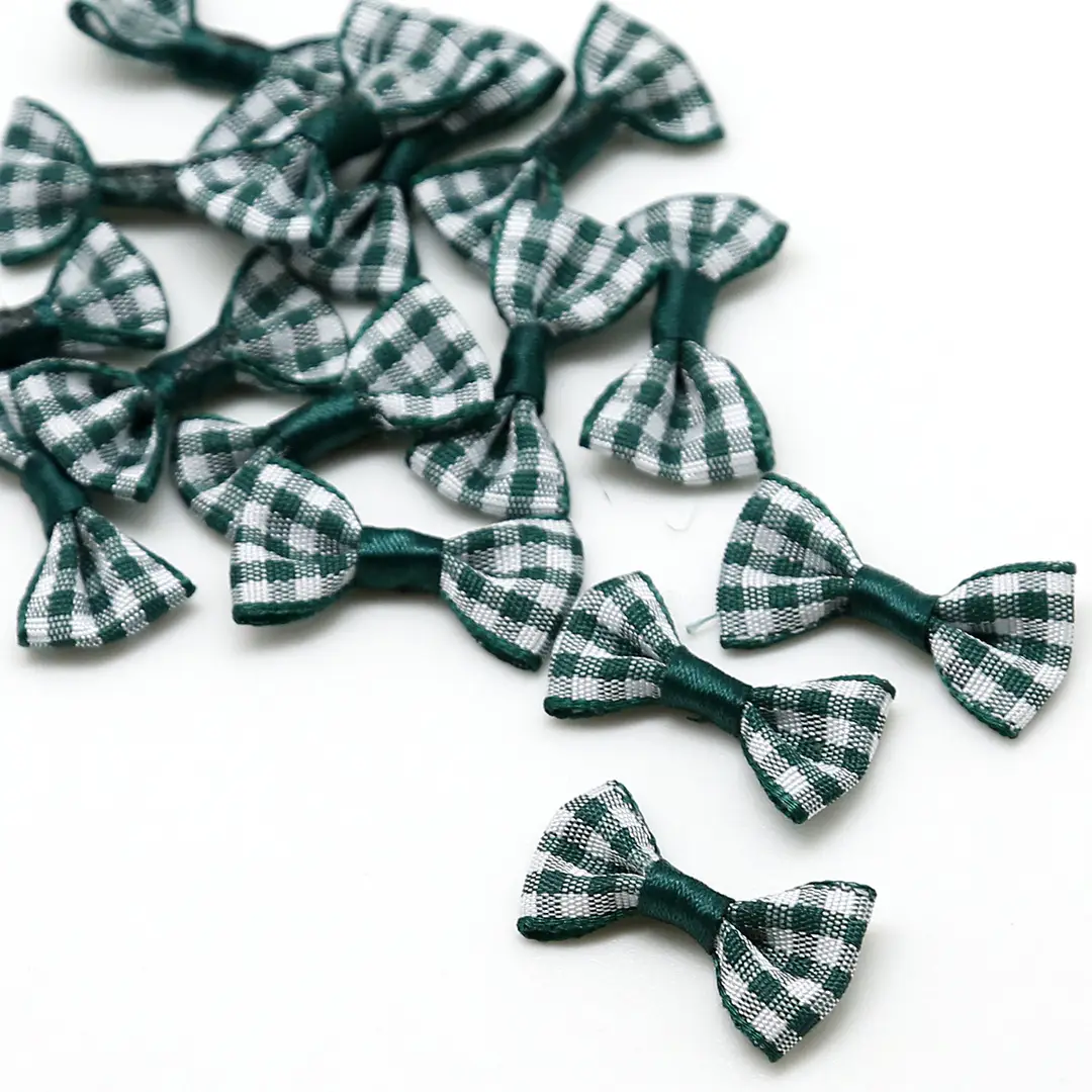 Plaid Bow Hairpins 9 Colors for Girls