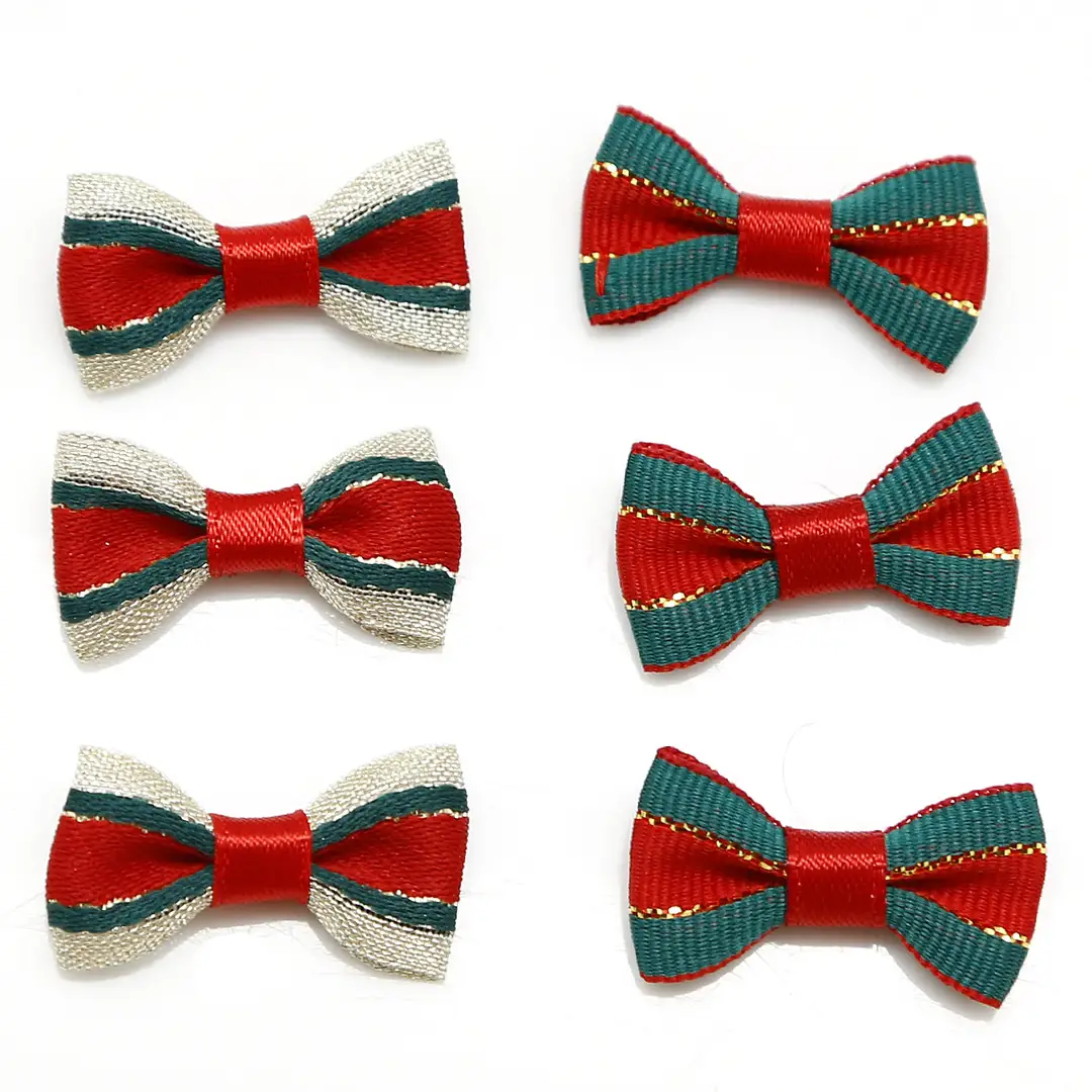 Plaid Bow Hairpins 9 Colors for Girls