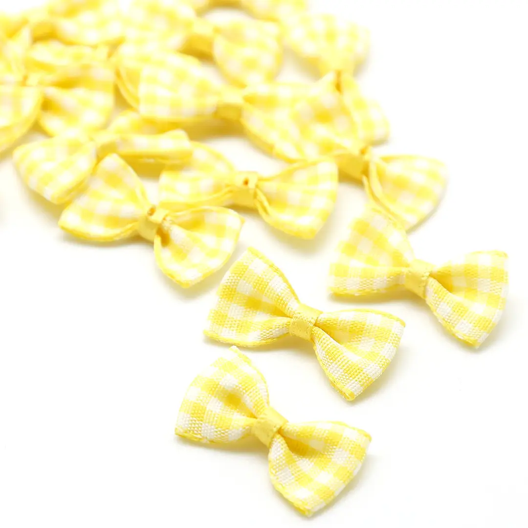 Plaid Bow Hairpins 9 Colors for Girls