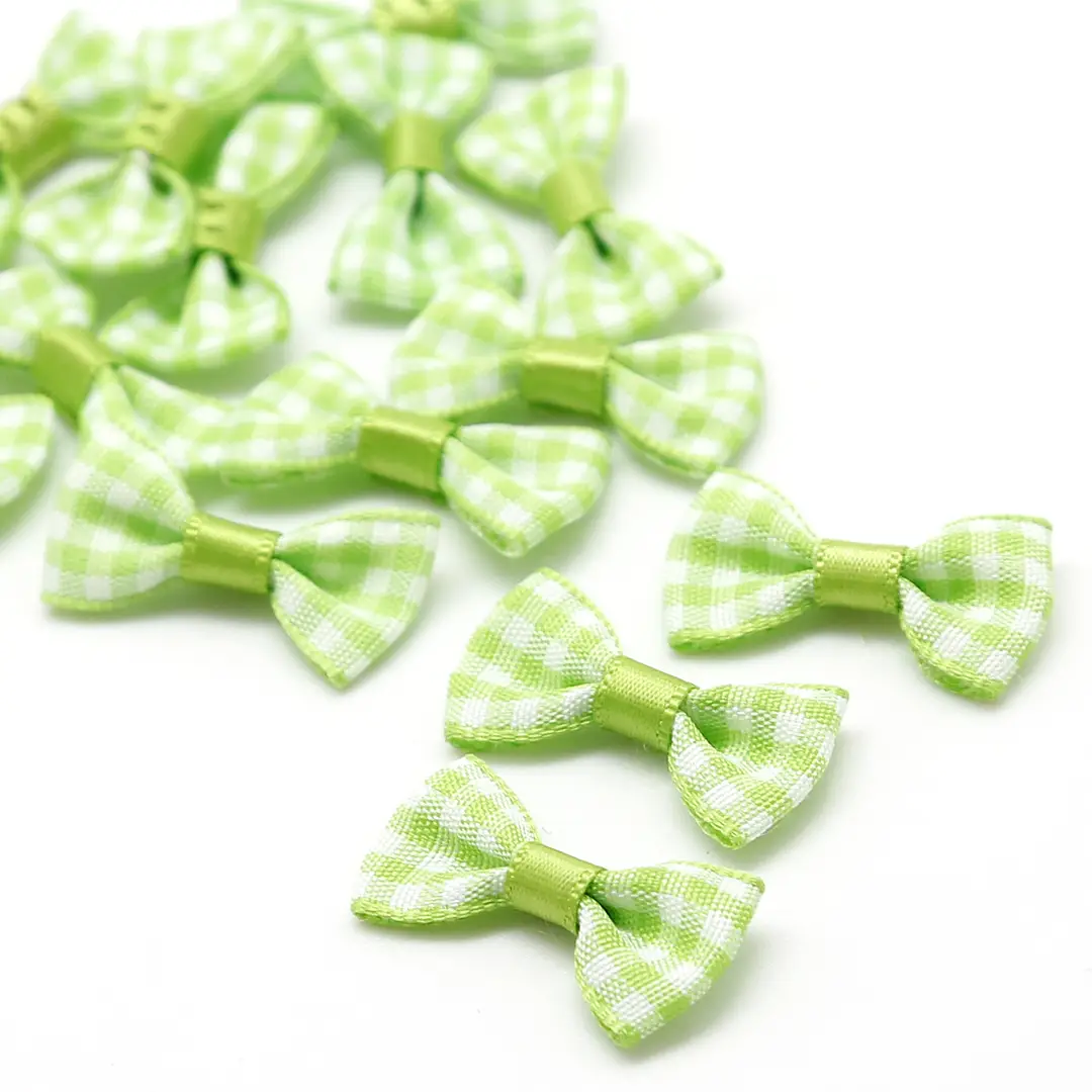 Plaid Bow Hairpins 9 Colors for Girls
