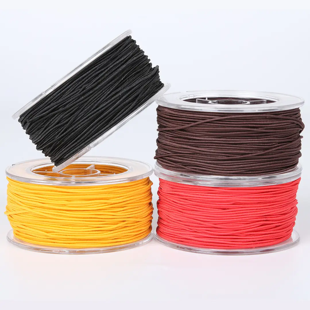 Premium Elastic String for Jewelry Making - 1.0mm Thick, 5 Colors