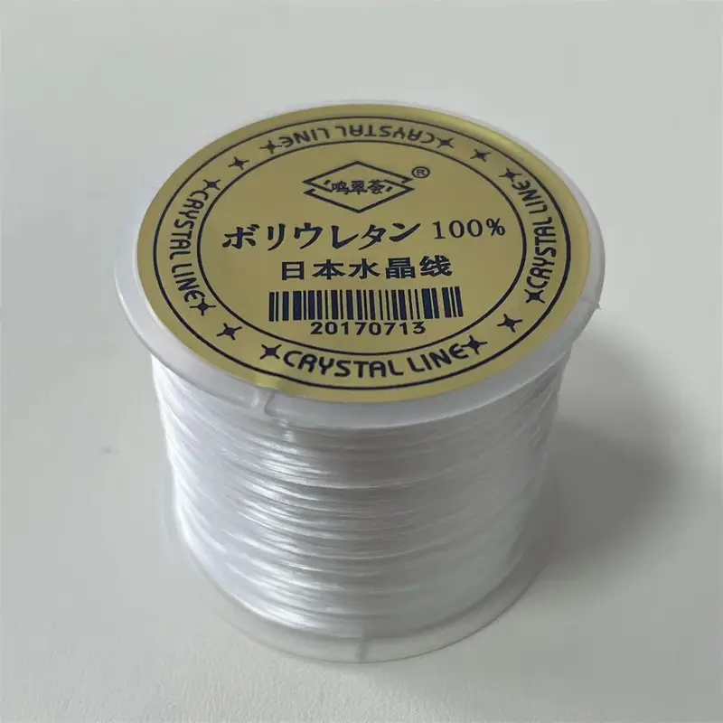 Premium Elastic Line for Bracelets & Jewelry Making - Red Black White