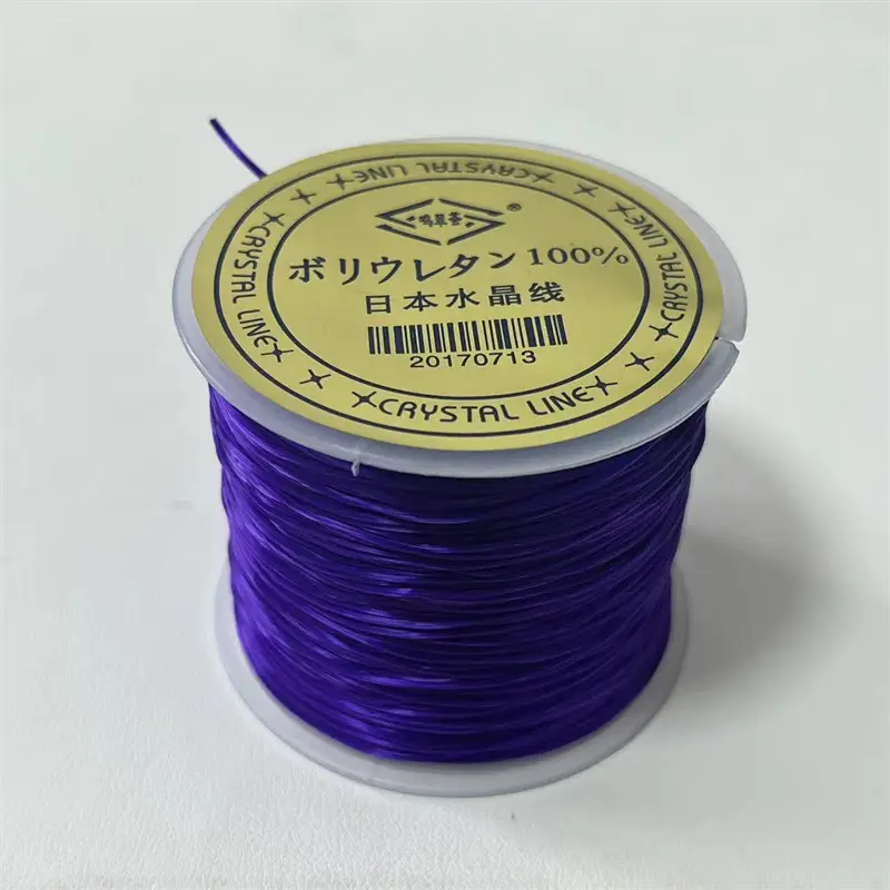 Premium Elastic Line for Bracelets & Jewelry Making - Red Black White