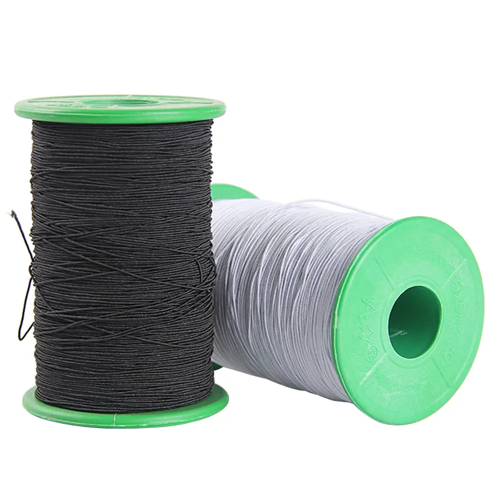 Elastic Line Black White Single Strand Durable Craft Material