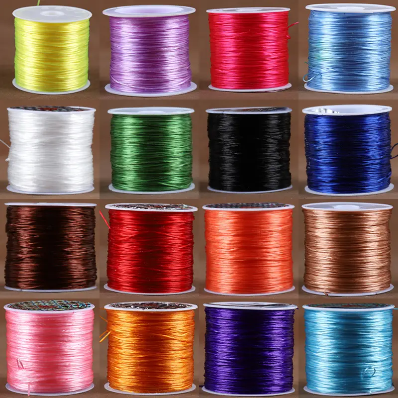 Transparent Elastic Rope for Bracelets & Crafts 16 Colors