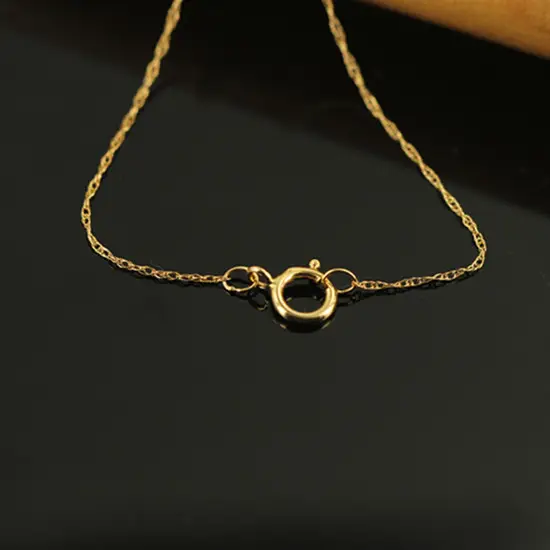 Premium Gold Water Wave Necklace for Women