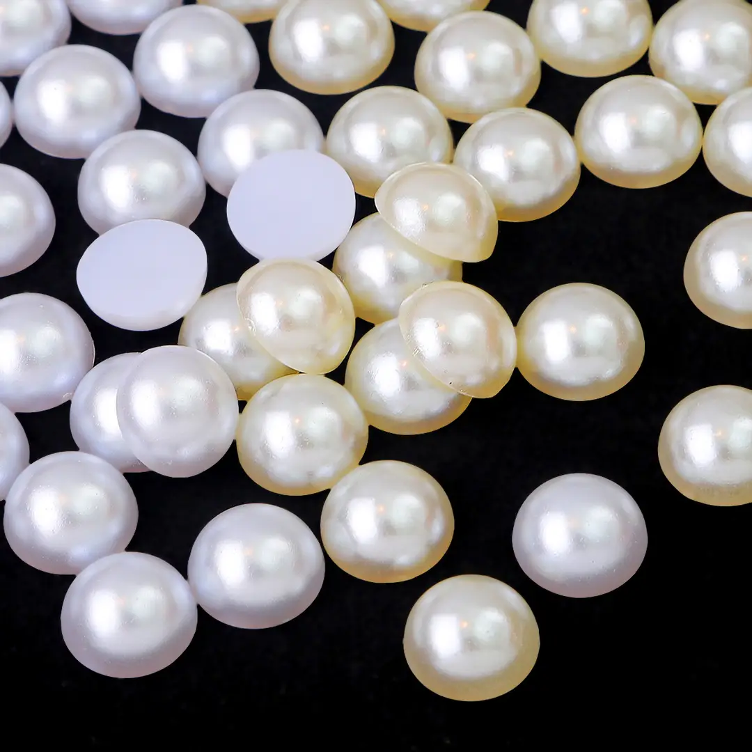 Vibrant Imitation Pearl Beads for DIY & Phone Cases