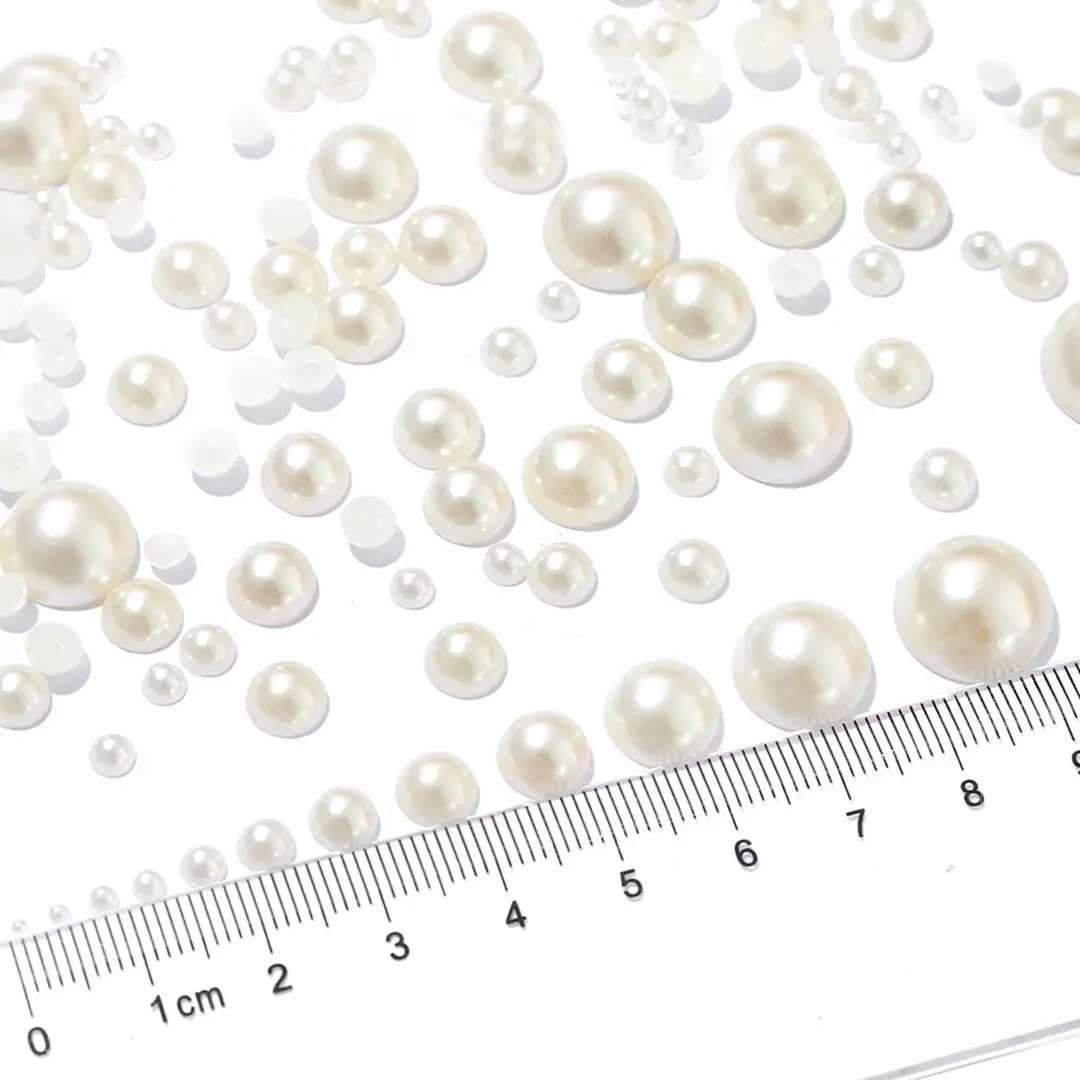 Vibrant Imitation Pearl Beads for DIY & Phone Cases