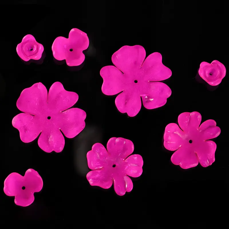 Vibrant Acrylic Peony Flowers for DIY Craft
