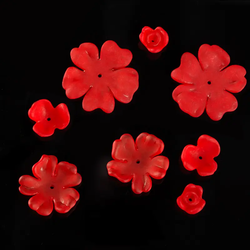 Vibrant Acrylic Peony Flowers for DIY Craft