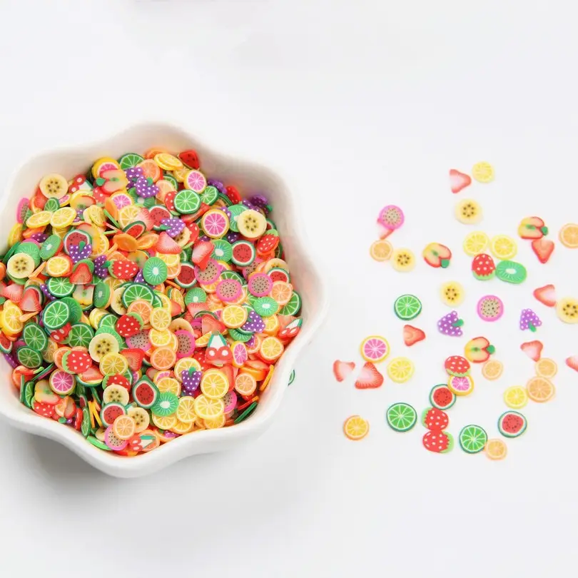 Soft Clay Fruit Shaped Phone Case Decor