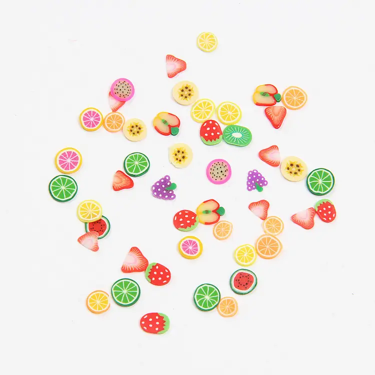 Soft Clay Fruit Shaped Phone Case Decor