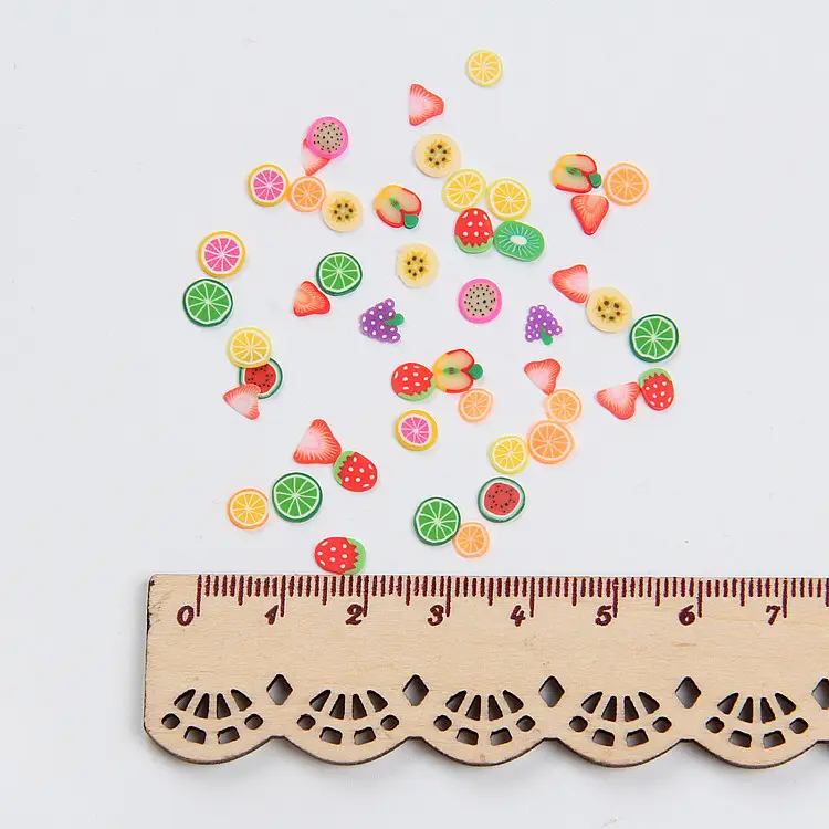 Soft Clay Fruit Shaped Phone Case Decor