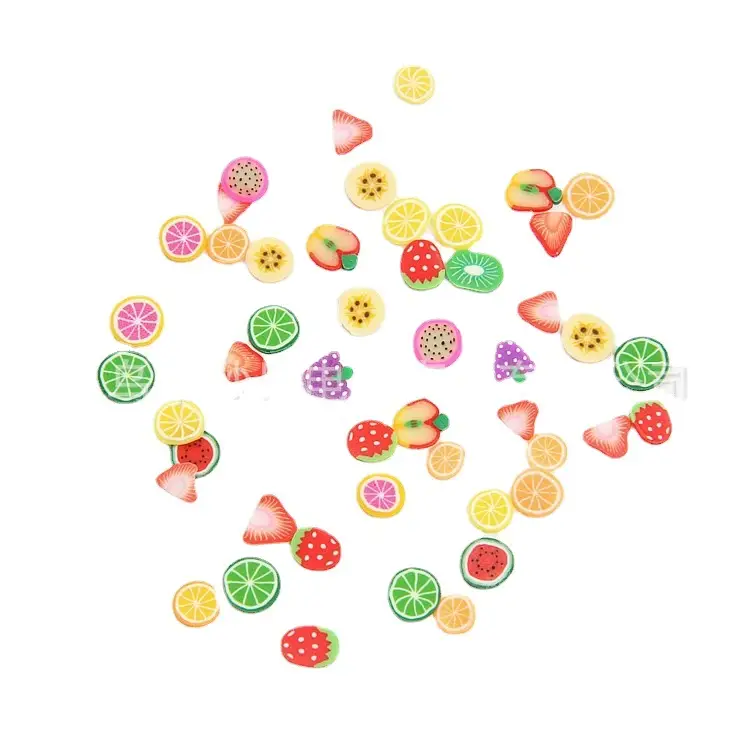 Soft Clay Fruit Shaped Phone Case Decor
