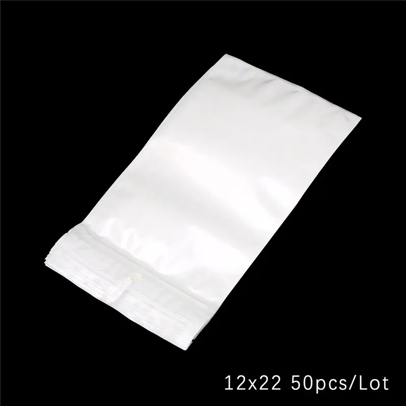 Transparent Jewelry Storage Bags with Zipper Seal