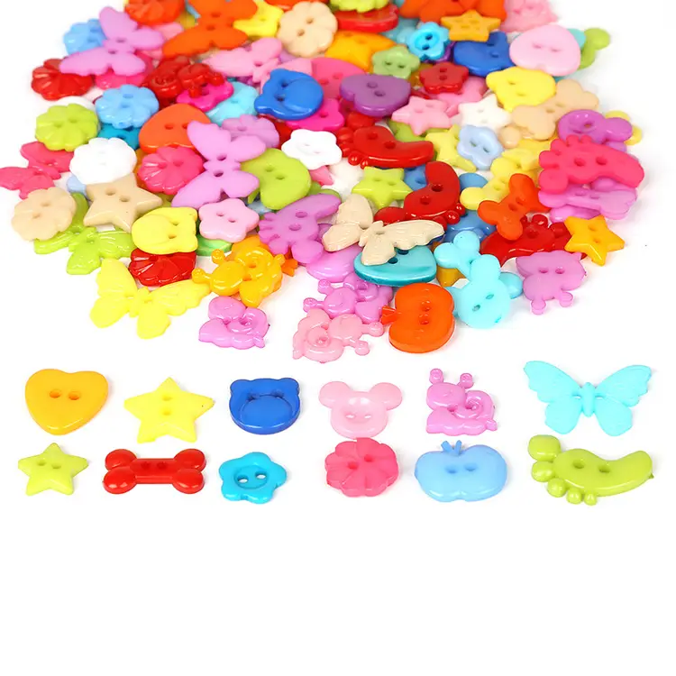 Colorful Plastic Buttons for DIY Crafts Pakistan