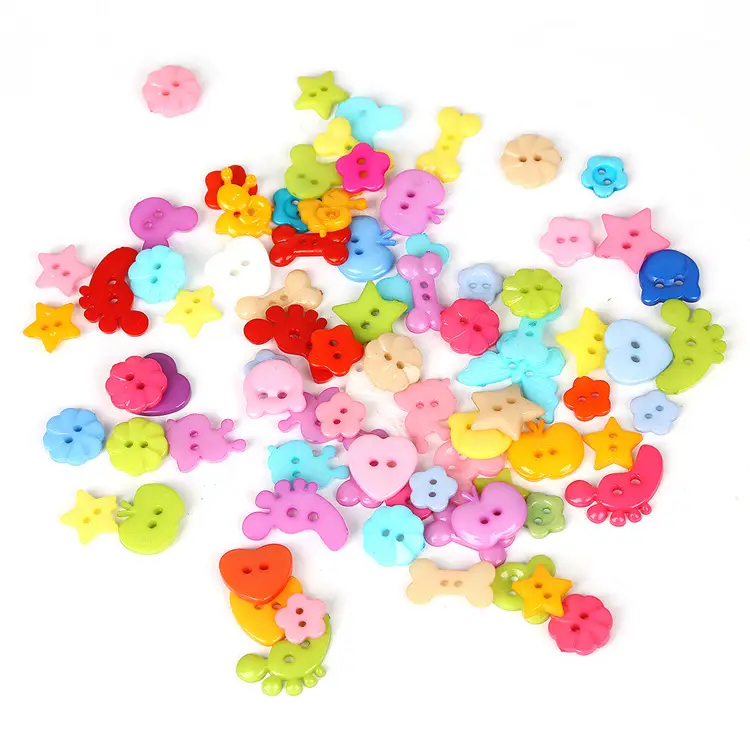 Colorful Plastic Buttons for DIY Crafts Pakistan