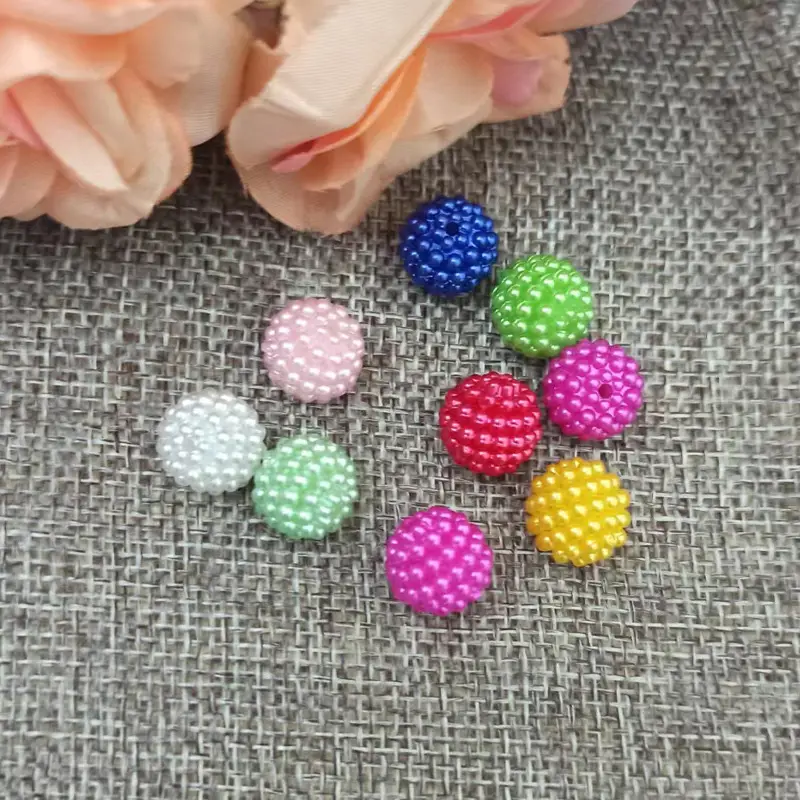 White Pearl Beads for DIY Jewelry & Hair Accessories
