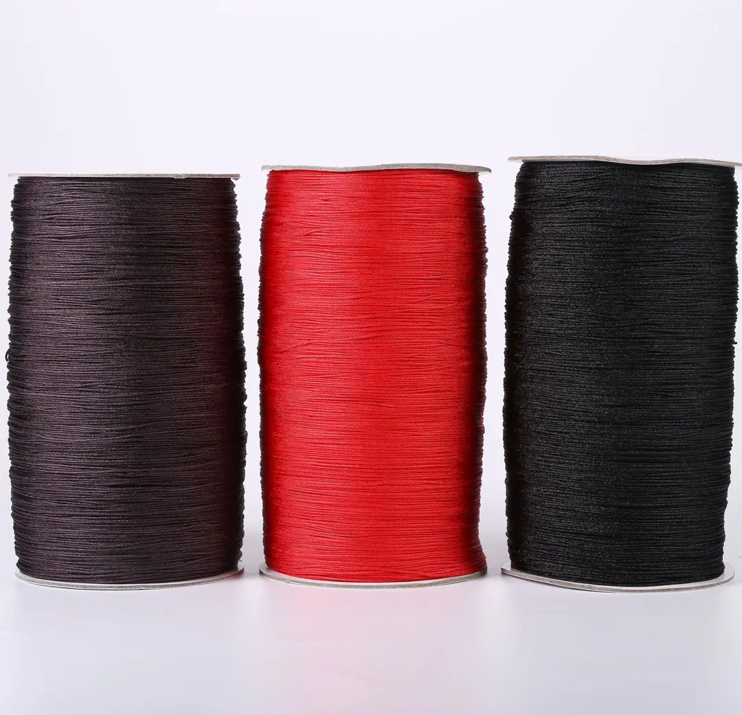 Jade Wire for Chinese Knots Pendants Lanyards Red Black
