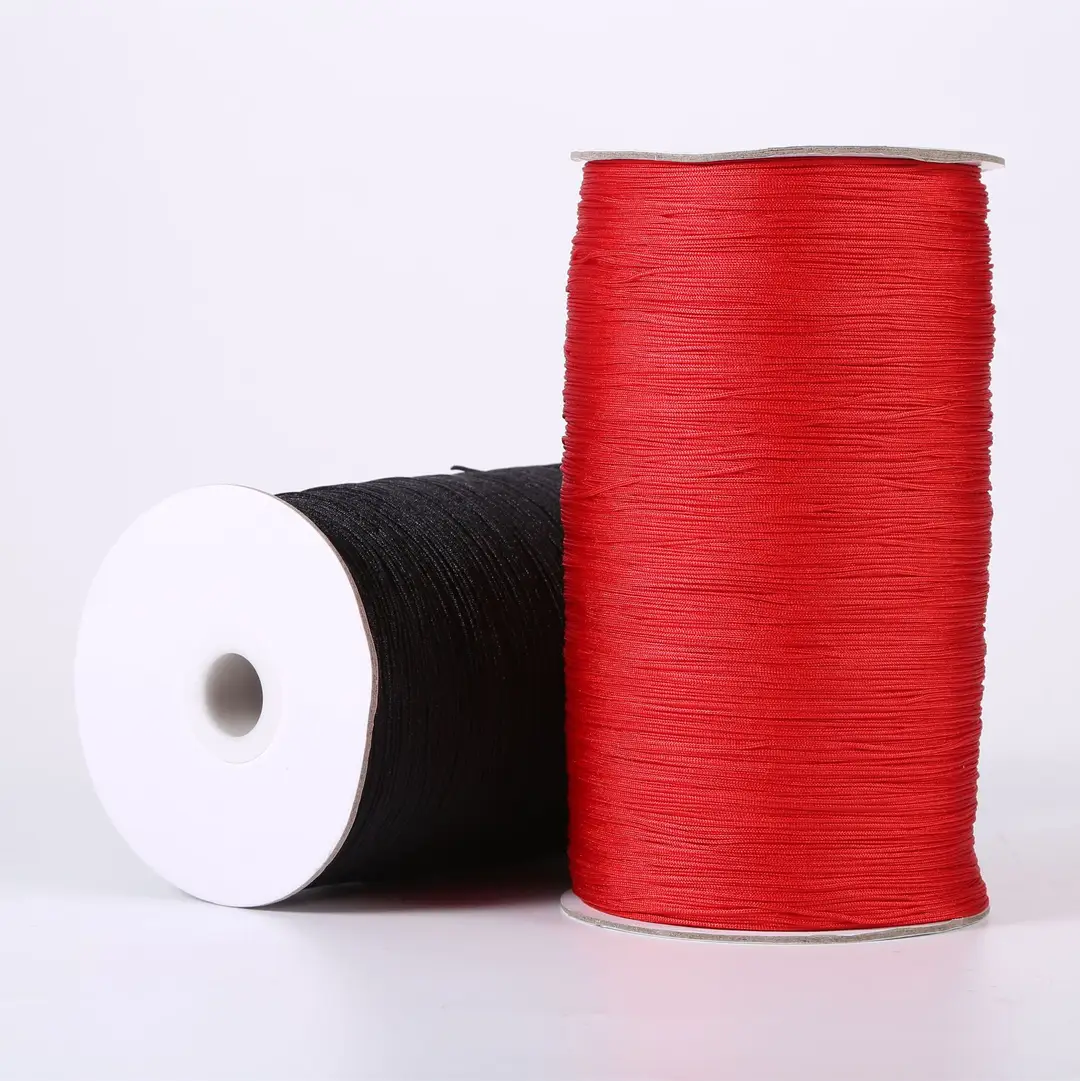 Jade Wire for Chinese Knots Pendants Lanyards Red Black