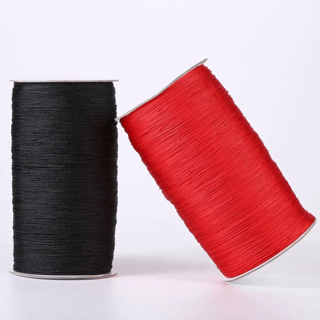 Jade Wire for Chinese Knots Pendants Lanyards Red Black