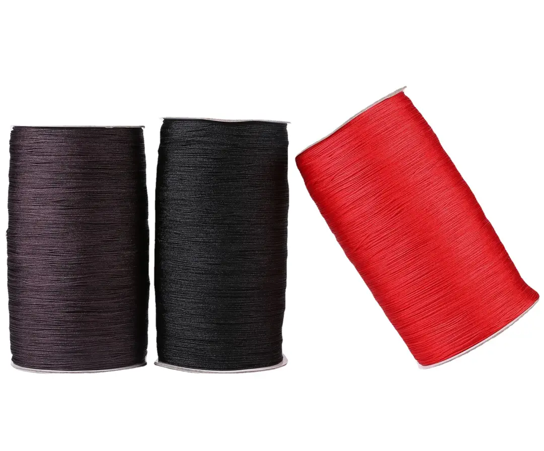 Jade Wire for Chinese Knots Pendants Lanyards Red Black