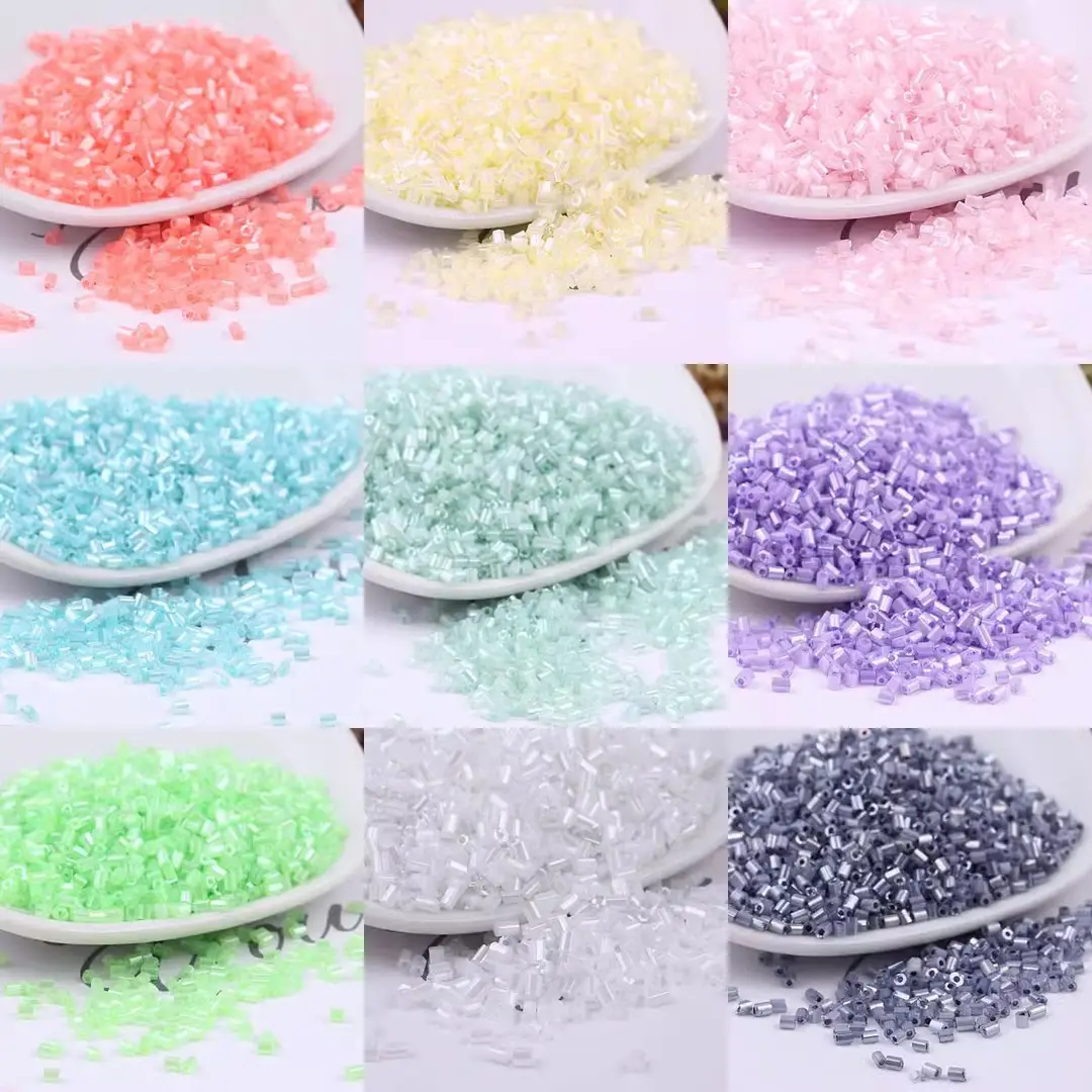 Pastel Glass Beads for Craft & Home Decor