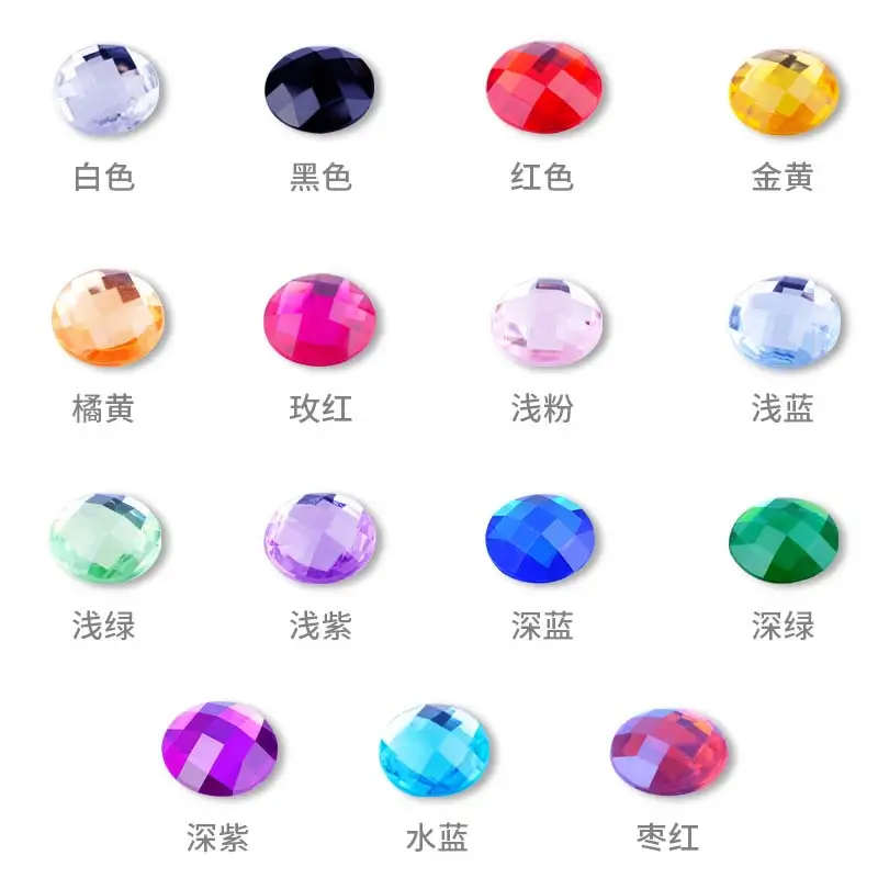 Vibrant Acrylic Rhinestones for Jewelry & Decor