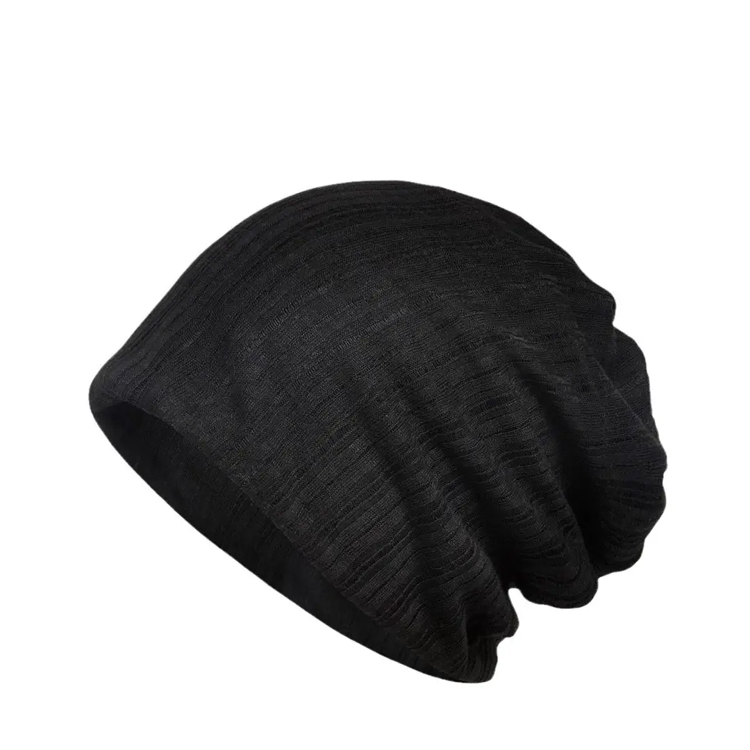 Black Mesh Baotou Hat for Women Men Summer Wear