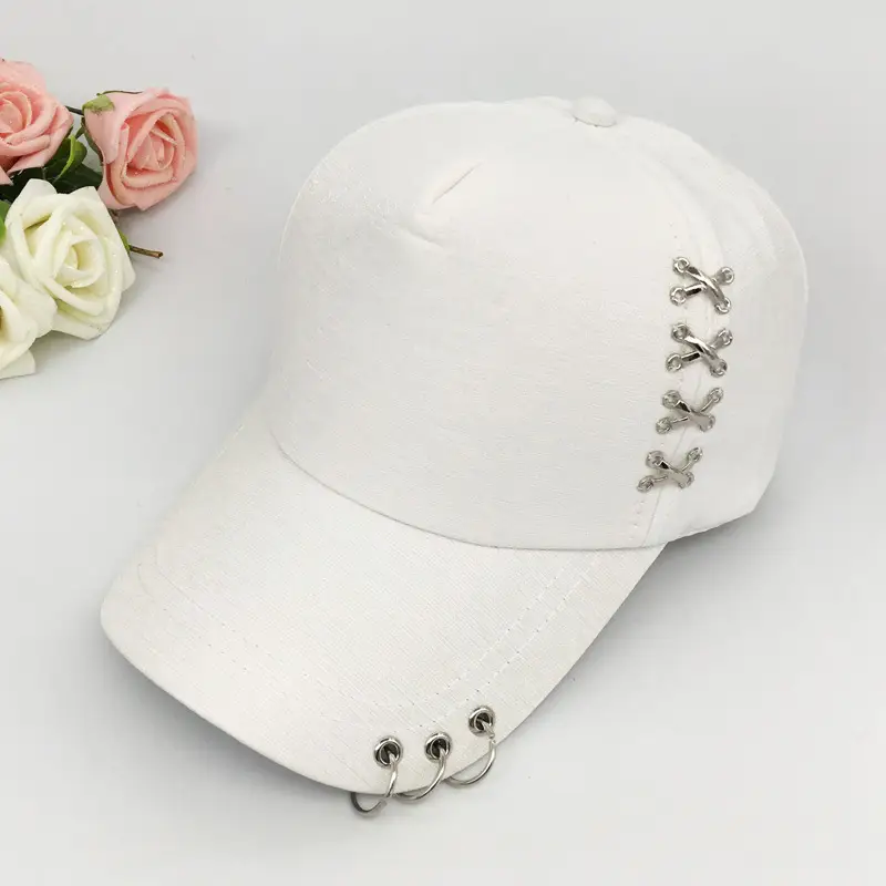 Black Korean Style Baseball Cap for Men Women