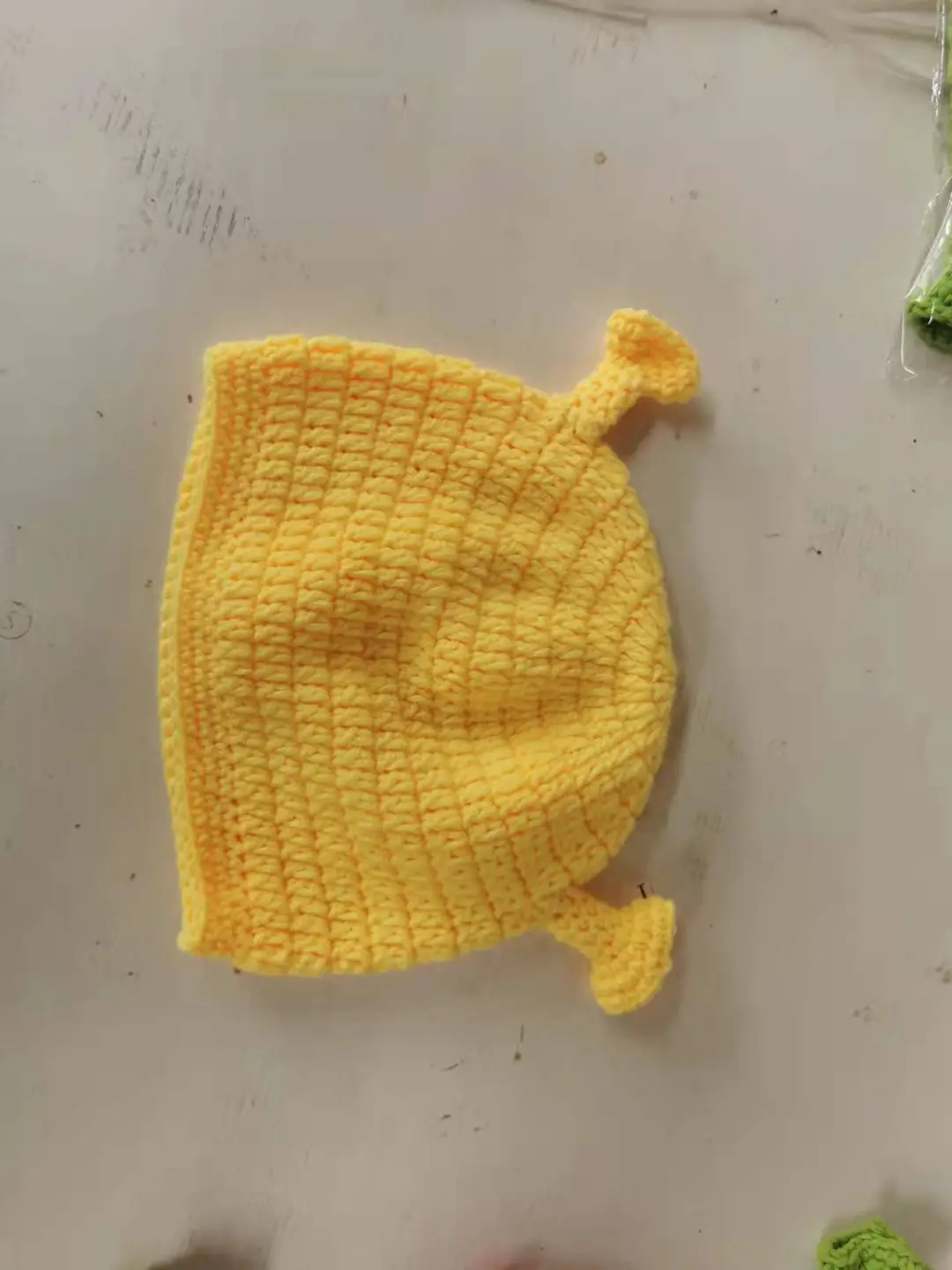 Green Shrek-Ears Wool Hat for Men Women