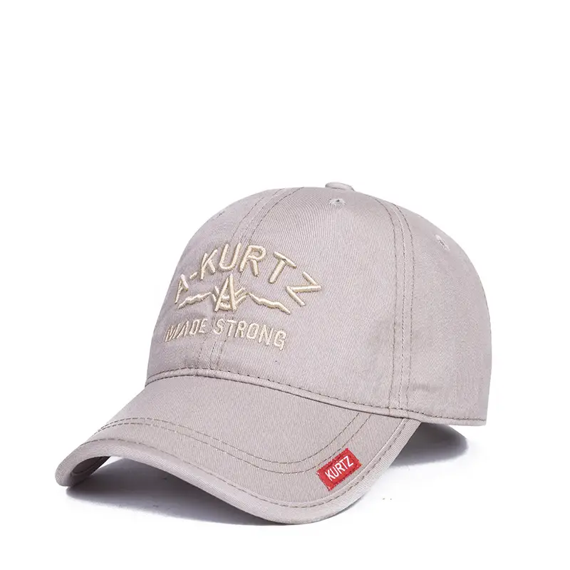 Men's Navy Blue Embroidered Baseball Cap with Brand Patch