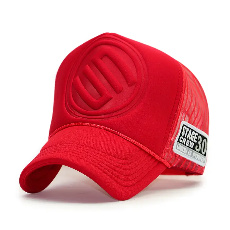 Men & Women Baseball Cap Mesh Back Breathable Black