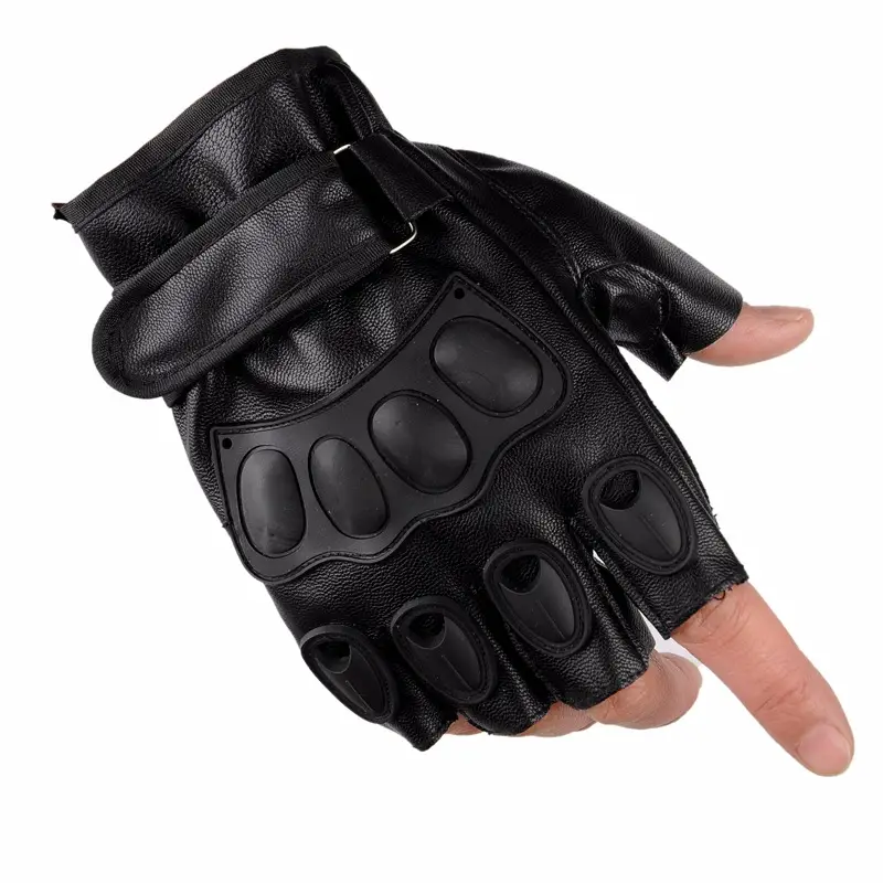 Black Half-Finger Gloves for Cycling & Daily Use