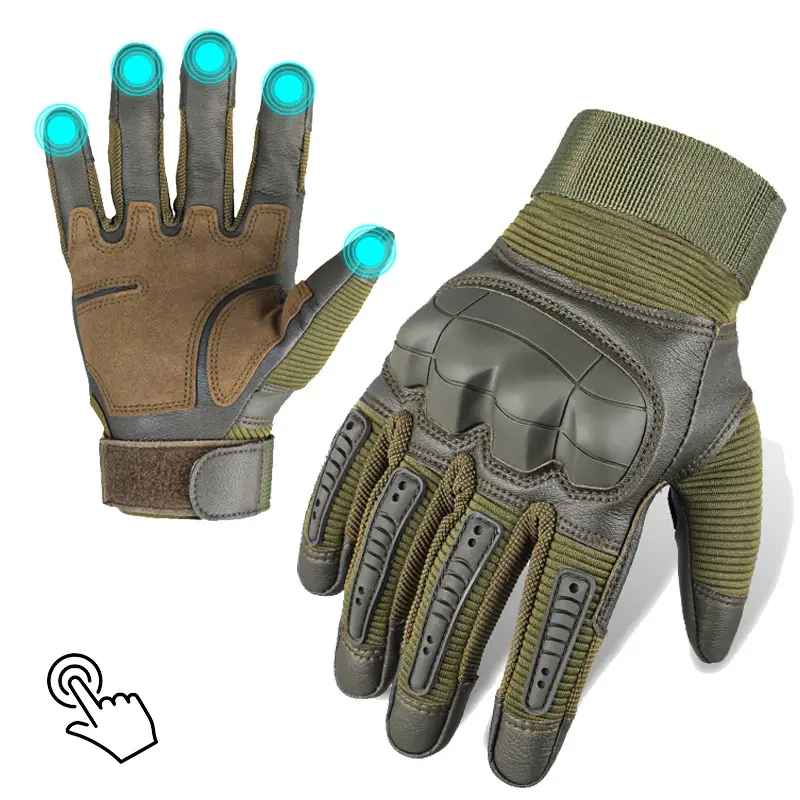 Tactical Phone Grip Gloves for Motorcycle & Sports Use