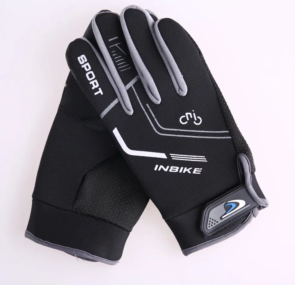 Premium Cycling Gloves Black Neon Green Touch Screen Compatible