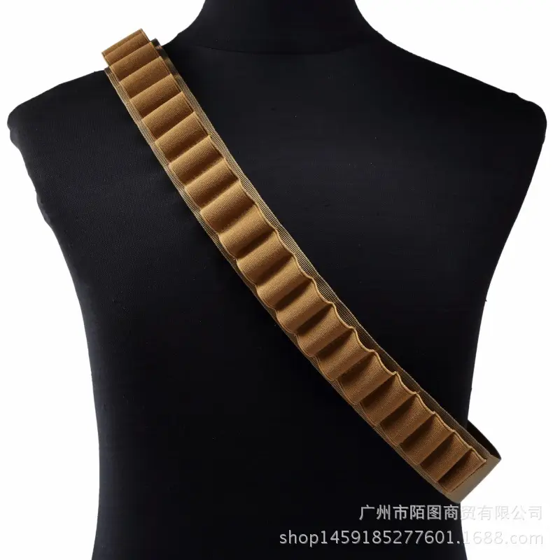 Tactical Hunting Belt 27-Hole Camouflage Black
