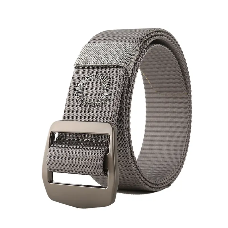 Men Lightweight Nylon Belt with Japanese Buckle Black