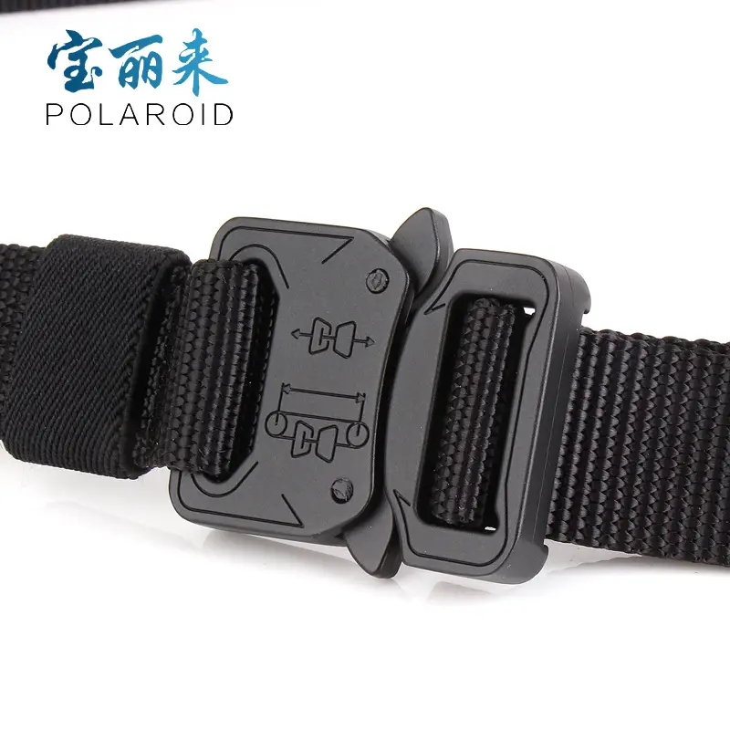 Black Tactical Nylon Belt 2.5cm Casual Sports Use