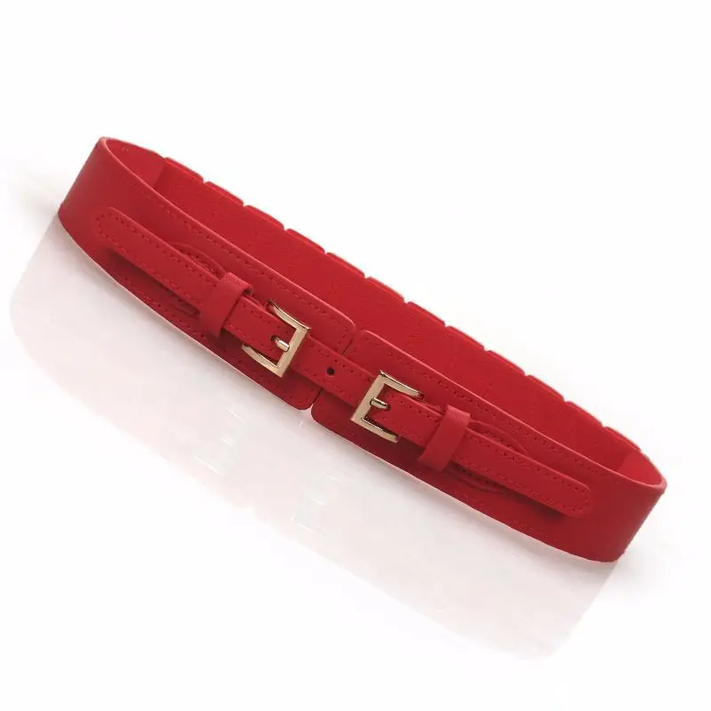Black Elastic Slim Waist Belt for Women Fashion Dress Accessory