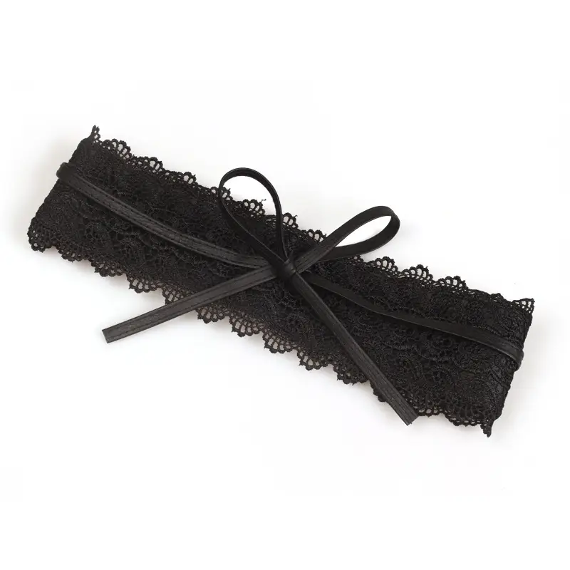 Lace Wide Belt for Women in Black, Pink, Beige, Brown