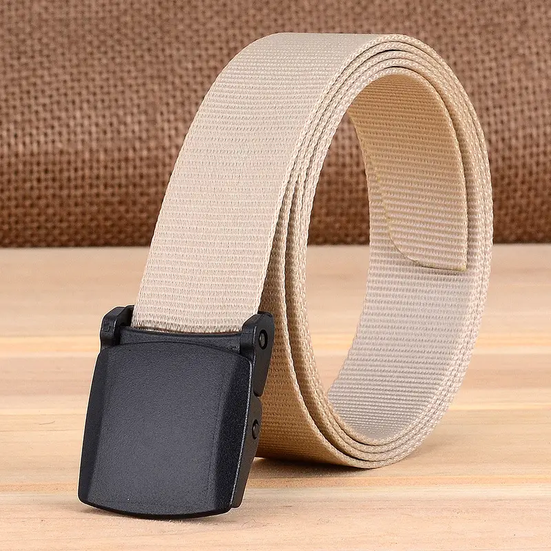 Outdoor Nylon Belt Khaki Green Grey YKK Buckle Lightweight