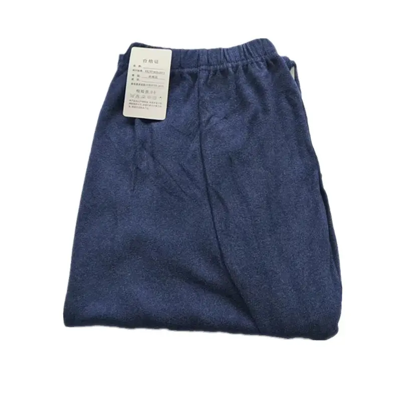 Men Slim Fit Double-Sided Velvet Pants Black Winter