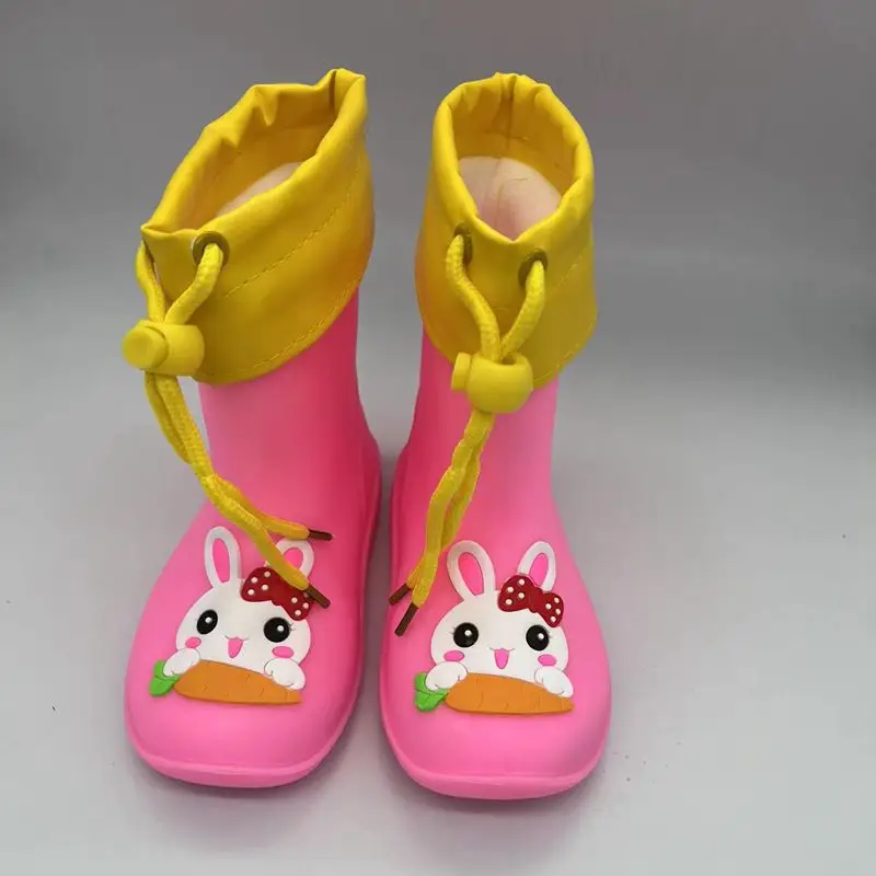 Sky Blue Cartoon Puppy Rain Boots for Kids