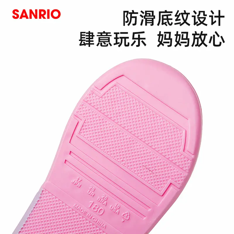 Sanrio Cartoon Rain Boots for Kids 3-8 Waterproof